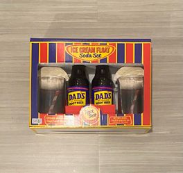 Dad’s Old Fashioned Root Beer Ice Cream Float Soda Set