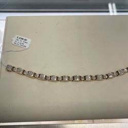 18kt Diamond Tennis Bracelet 31.3 Grms 