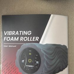 FITINDEX Vibrating Foam Roller for Back Pain, FSA&HSA Eligible, 5-Speed Muscle Massage, Exercise