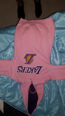 Adidas Pink Lakers Hoodie