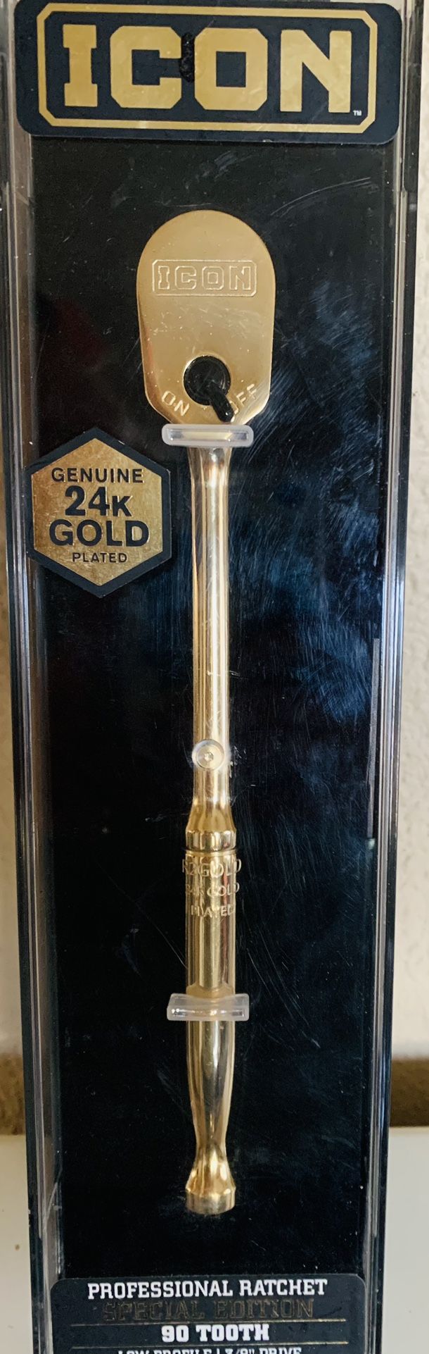 24k Gold Plated Professional Ratchet