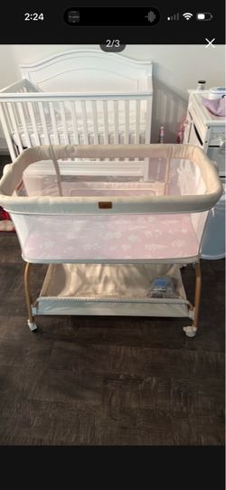 BabyBond 3-in-1 Bedside Bassinet Crib + Mattress & 4 Sheets