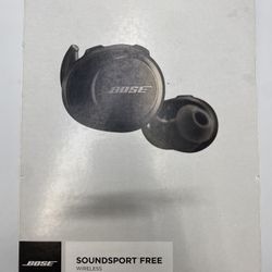 Black Bose SoundSport Free Wireless Sport Bluetooth Earbuds In-ear NO POWER! Will not hold a charge for parts or repair 