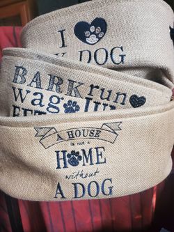 3 pc Dog storage/ toys/ leashes/sweaters 3pc