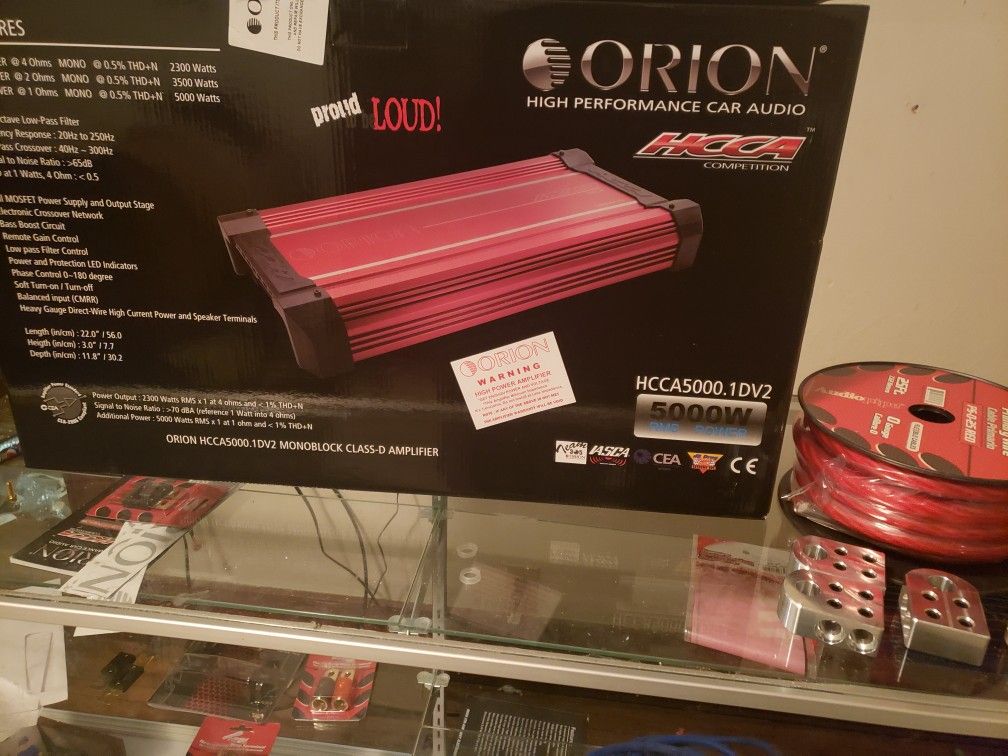 Selling orion hcca 5000.1dv2