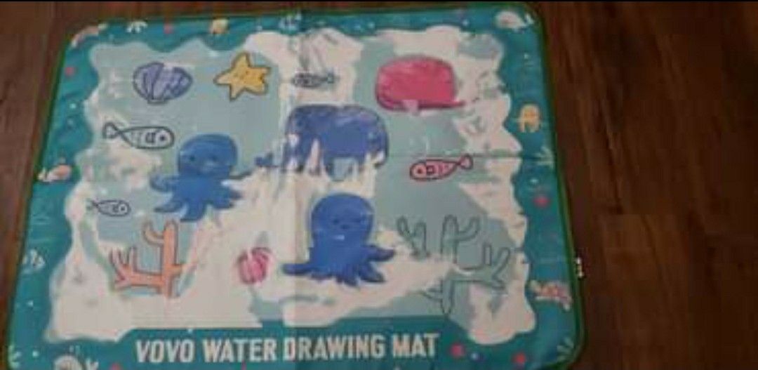 Water Drawing Coloring Doodle Mat Painting Board With Magic Pen.