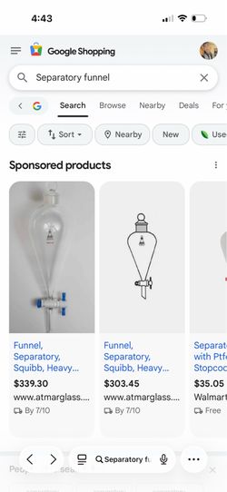 Separatory funnel