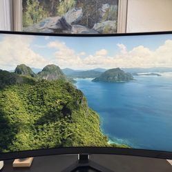 Samsung Odyssey Neo G8 G85NB 32" 4K Ultra HD (3840 x 2160) 240Hz Curved Screen Monitor