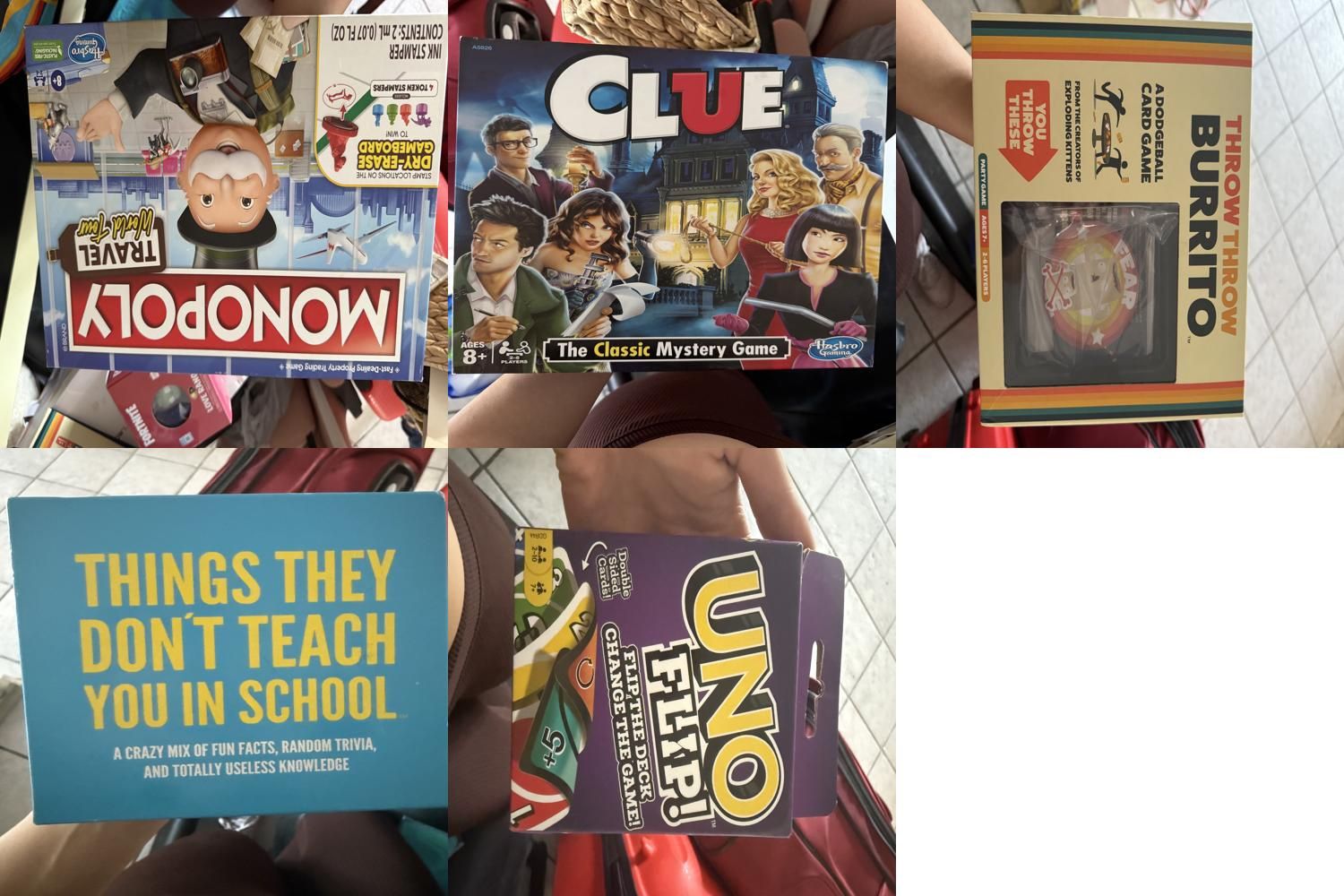 Board Game Bundle – Clue, Monopoly, UNO Flip, Trivia + More (Great Deal!)