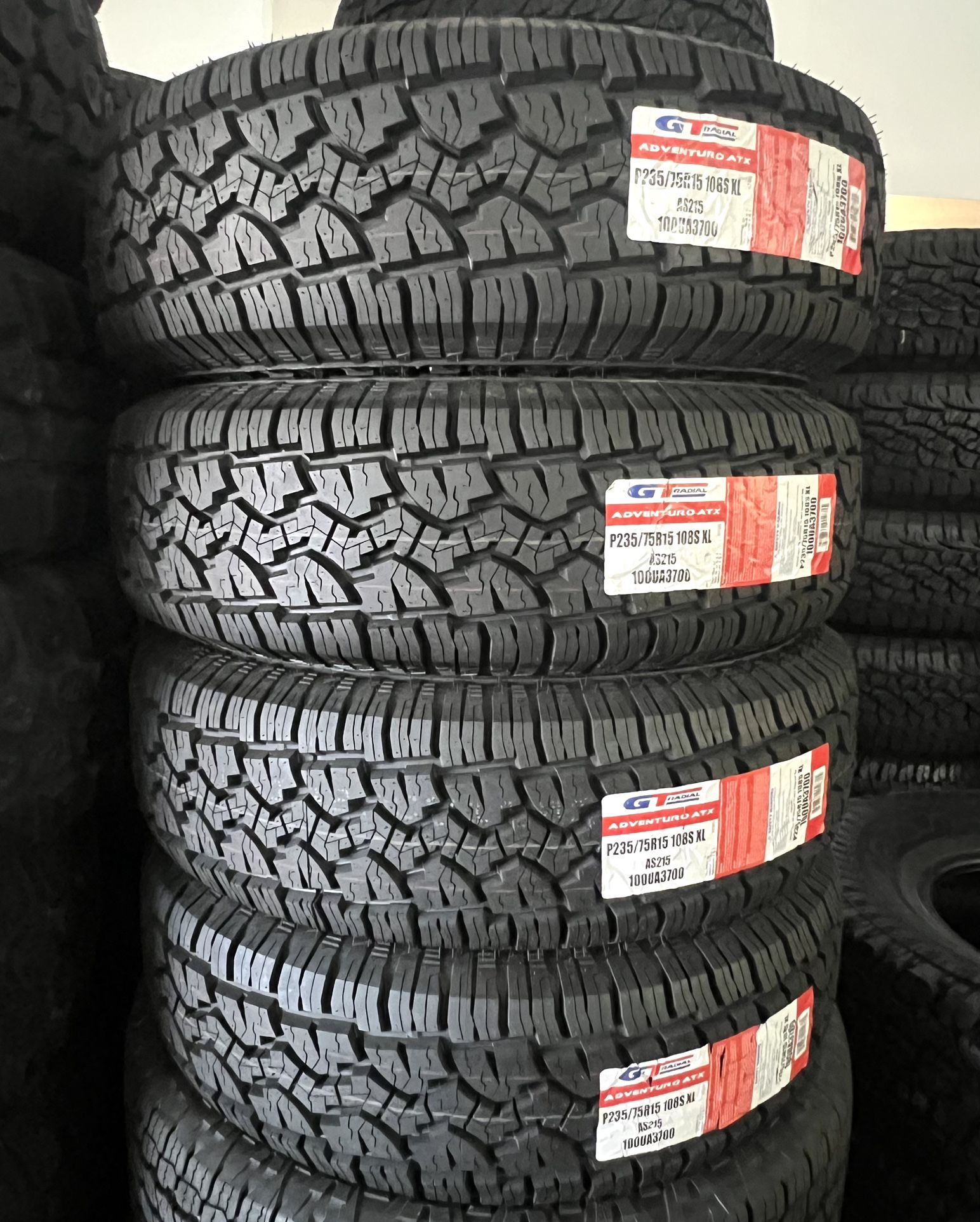 4 NEW GT 235/75/15 ALL TERRAIN TIRES $485 CASH TOTAL‼️ FREE INSTALLATION‼️