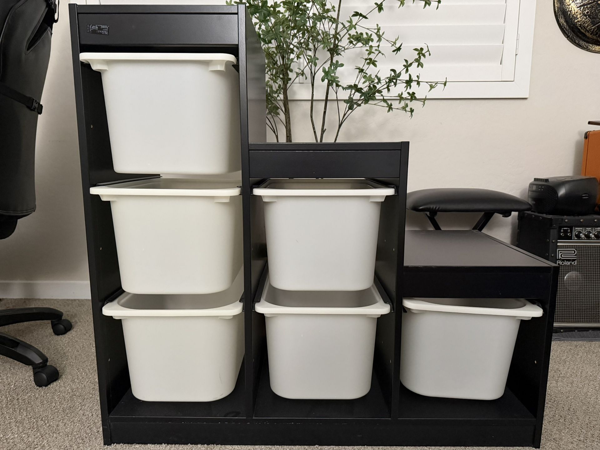 IKEA TROFAST Storage combination with White Shelves