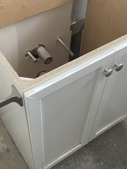 White Restroom 24’ Vanity