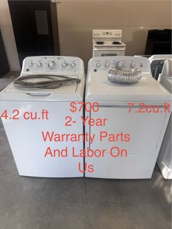 Washer and Dryer Ge