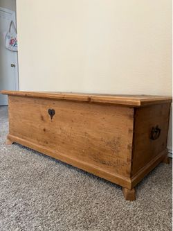 Antique Pine Blanket Chest