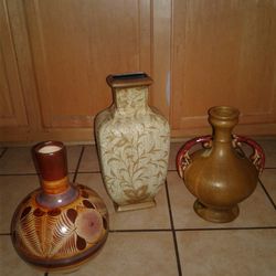 Assorted vases