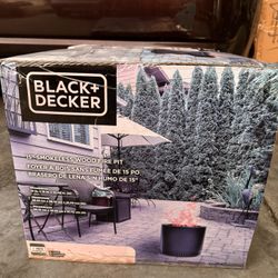 Black & Decker 15" SMOKELESS WOOD FIRE PIT