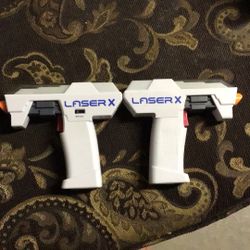 White Laser X Guns