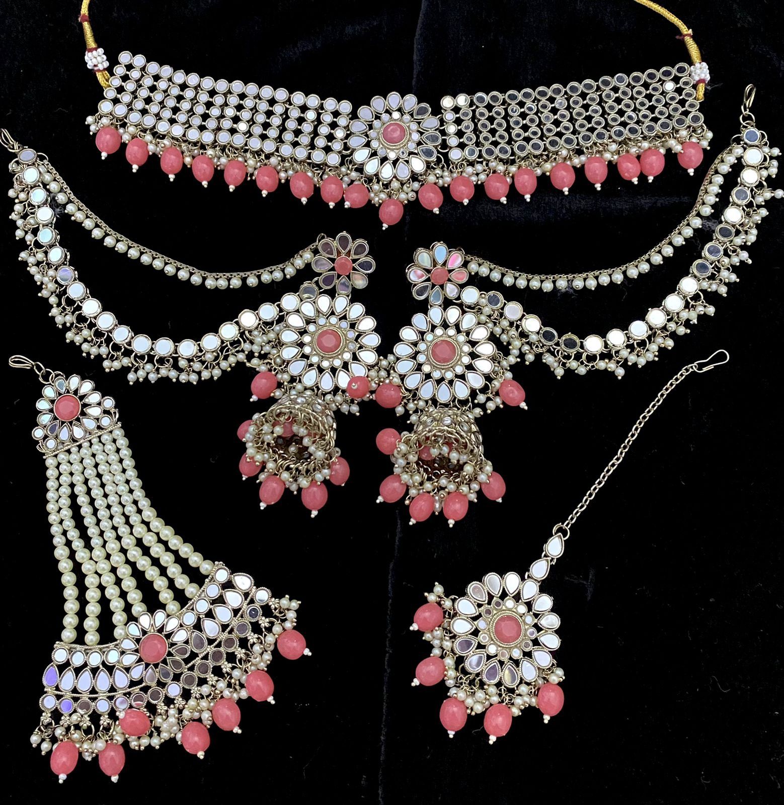 Beautiful Top Quality Necklace,earrings,tikka And Pasa, Pre Order
