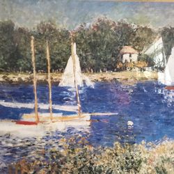 Claude Monet - The Bassin At Argenteuil Artwork