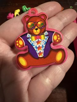 Vintage Lisa Frank necklace charms