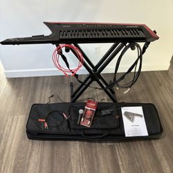 Roland Ax Edge Keytar Keyboard Synthesizer Extras