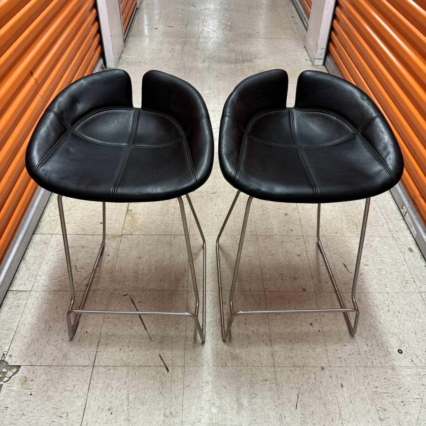 2 “Moroso” Fjord Counter Height (bar) Stools