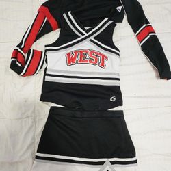 West Cheerling Outfit With Undershirt