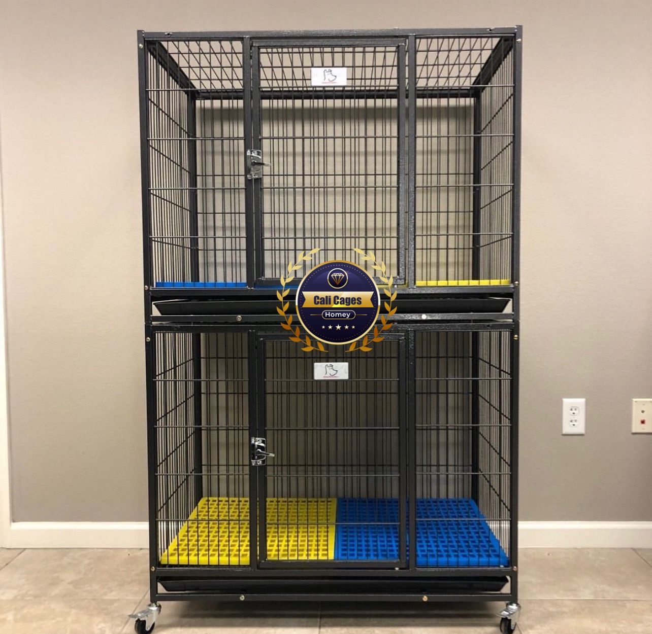 Double Stack Dog Cage Kennel Size 37 Medium New In Box 📦