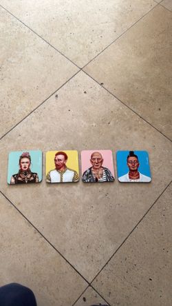 Pop Art Artist Coasters