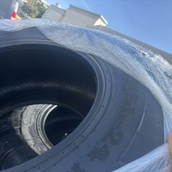 2x 19.5x34 Tractor Tires $1200 