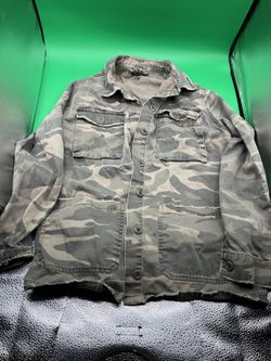 Topshop Military Army Green Jacket 