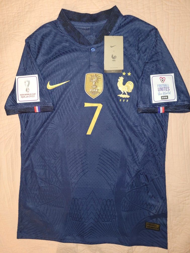France Home 2022 Qatar World Cup Jersey