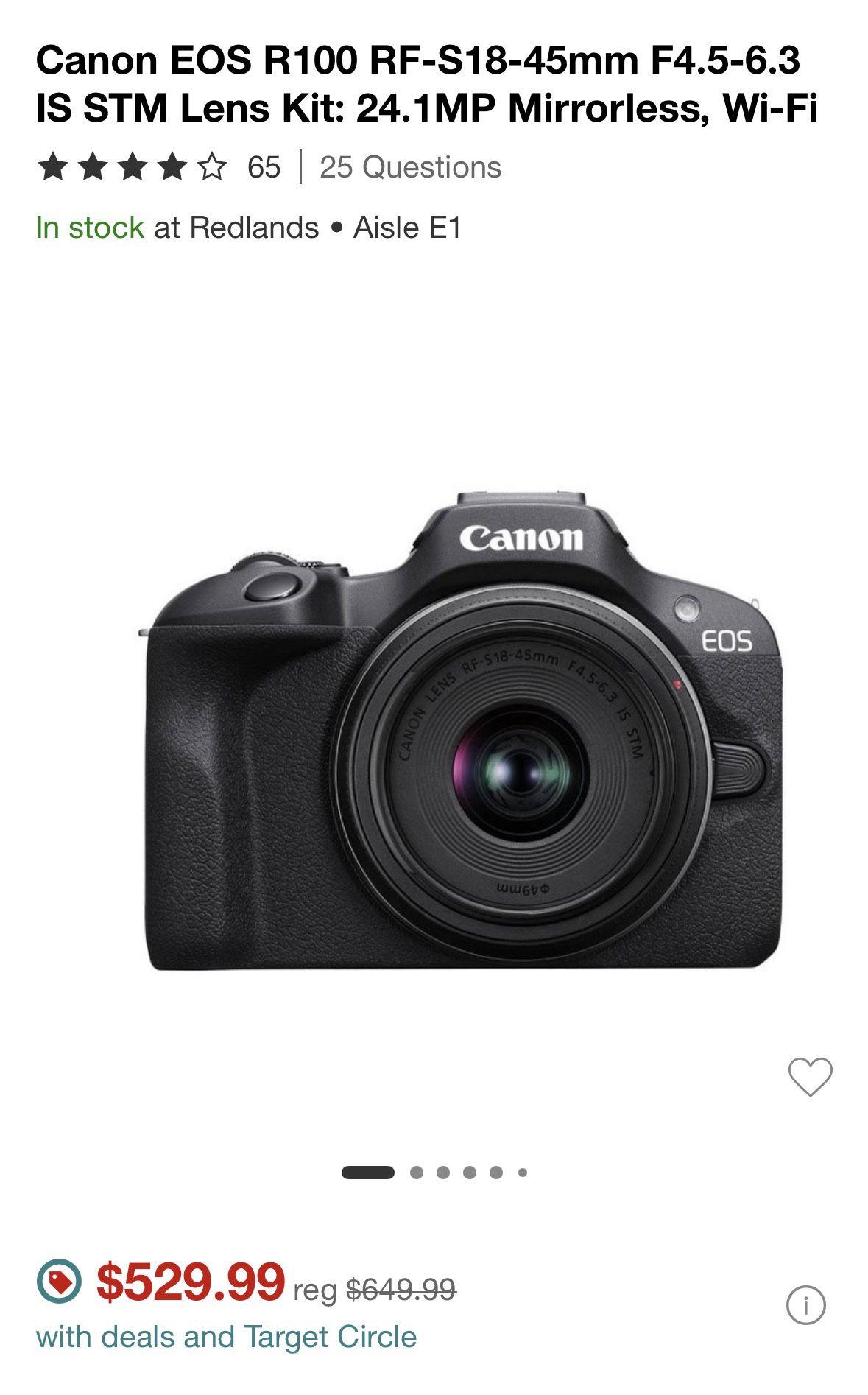 Canon EOS R100 