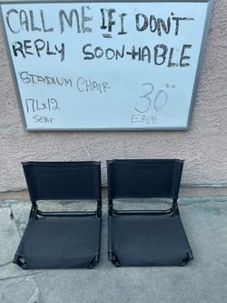 Stadium chairs $30 each