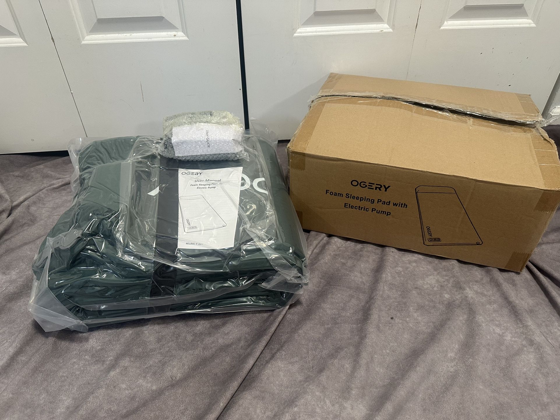 OGERY Self Inflating Sleeping Pad with Electric Pump