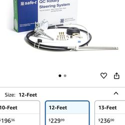 Dometic SeaStar Safe-T Quick Connect Rotary Steering Kit 12 Ft