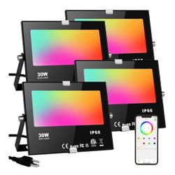 NEW LED FLOOD LIGHTS RGB COLOT CHANGING 30W