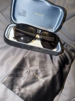 Gucci Aviator Sunglasses  - Black 🕶️