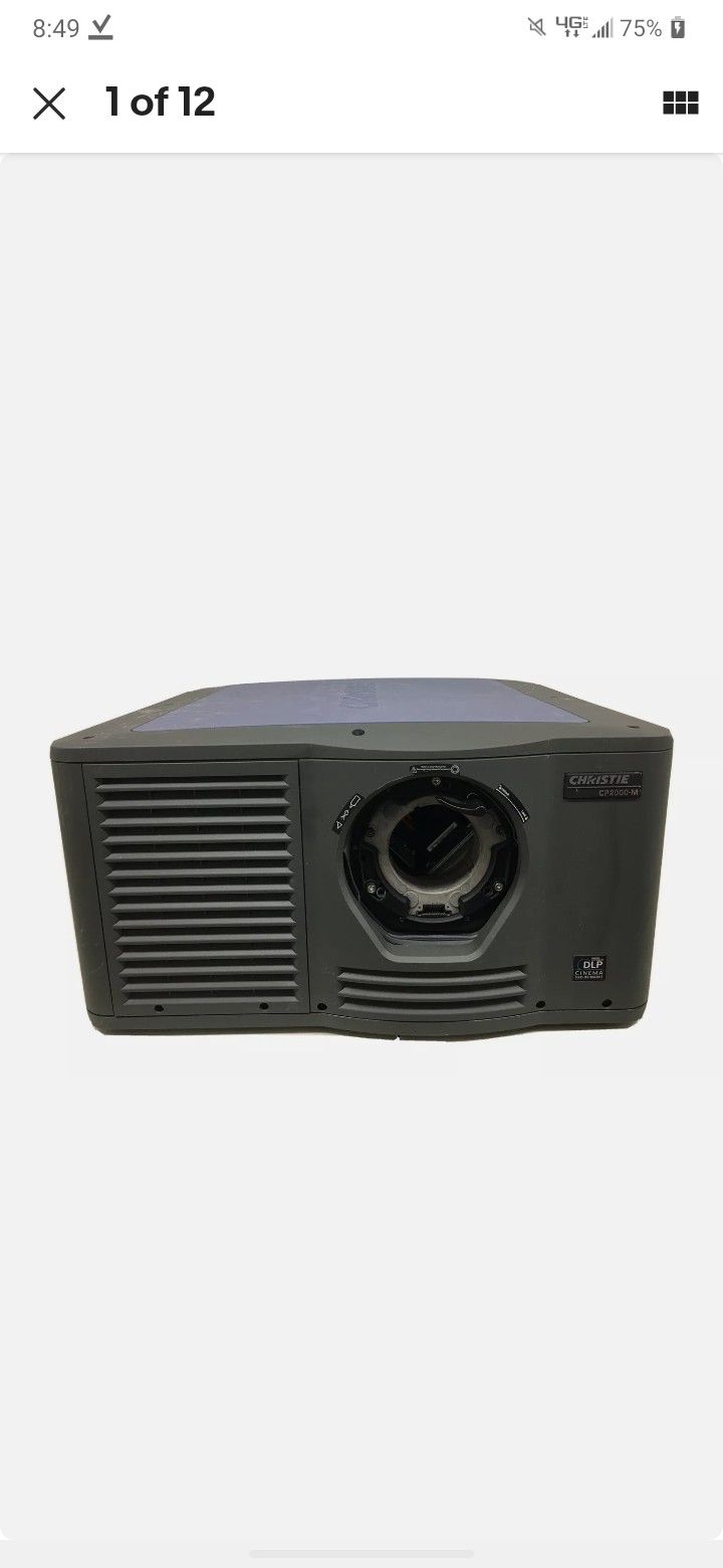 Christie CP2000-M DLP Cinema Projector #8022