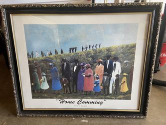 Home Coming Poster Framed And Matted