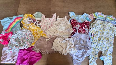 6-9  mo | Baby Girl Summer Clothing