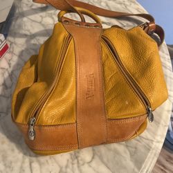 Valentina leather backpack