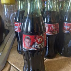 Coca Cola Race Car Bottles 