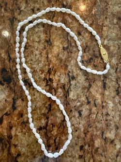 Vintage Natural Freshwater Pearl Set - Necklace & Bracelet Bundle