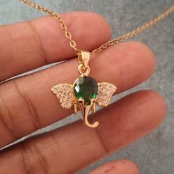 Elephant Pendant Necklace 