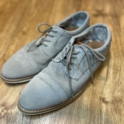 Men’s Size 10 Sonoma Leather Shoes – Grey – Good Everyday Pair – Local Sale 