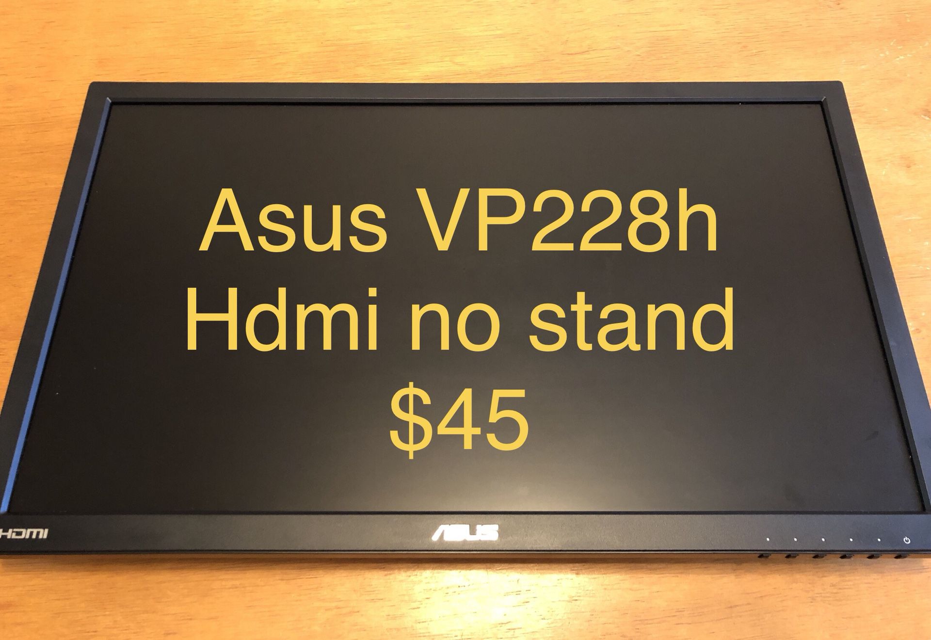 Asus vp228h computer monitor 21.5 inch