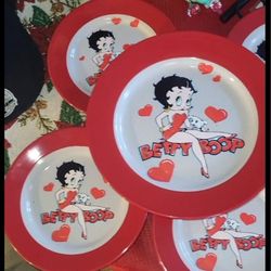 Betty Boop Plates 