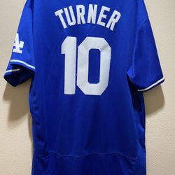 Authentic Los Angeles Dodgers Royal Blue Justin Turner Jersey 56 XXL Mens