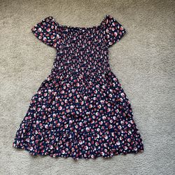 Ditzy Floral Navy Dress